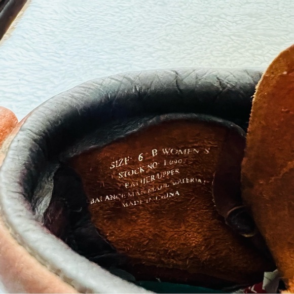 Justin L0995 Cowhide Copper Grizzly Brown Leather Women’s Chukka/Ankle Boots 6 B - Picture 12 of 16